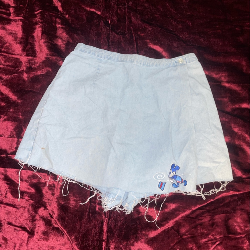 Distressed Mickey Mouse Disney skort